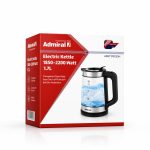 Admiral ADKT170GSSH 1.7L Electric Glass Kettle 1850–2200W